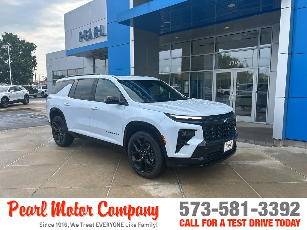 2026 Chevrolet Traverse RS for sale at Pearl Motor, Mexico MO
